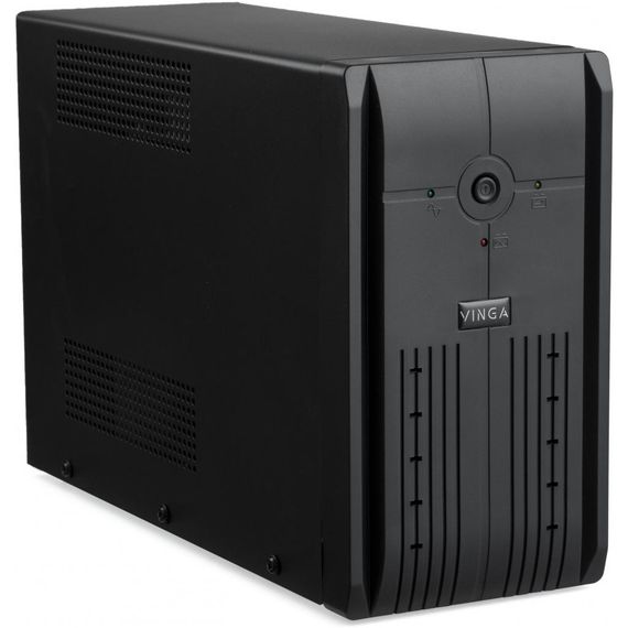 Пристрій безперебійного живлення Vinga LED 650VA metal case with USB (VPE-650PRMU) | Зображення 1