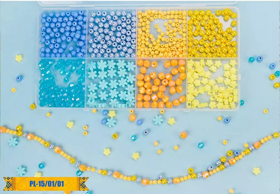 Набір бісеру для виготовлення креативних аксесуарів PL-15/01/01 намистини, бісер, підвіски | Зображення 1