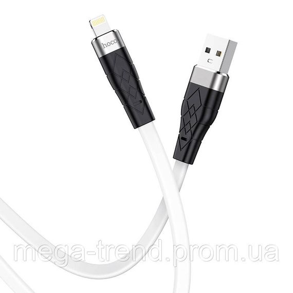 Кабель Hoco Lightning Angel silicone charging data cable X53 |1m, 2.4A| | Зображення 2