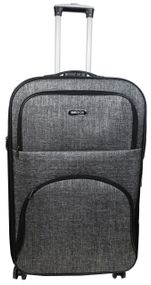 Велика валіза тканинна на колесах 100L Gedox сірий