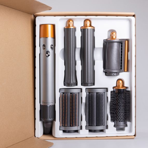 Мультистайлер для волос Airwrap Complete Long 6 насадок, серый X9G | Зображення 8