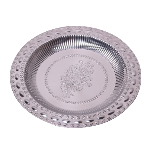 Таця d40*3,5см нержавіюча сталь 4371 KAMILLE