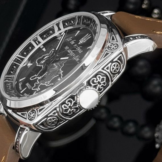 Жіночий годинник Awarder 021 Де би не була Silver-Black-Brown | Зображення 5