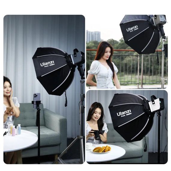 Софтбокс Ulanzi Vijim 40cm Octagonal Softbox with Mini Bowens Mount and Grid (L066 LAS002) | Зображення 7