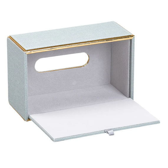 Серветниця горизонтальна 21х13х9 см для серветок на стіл М'ятна HP-3-118M | Зображення 1