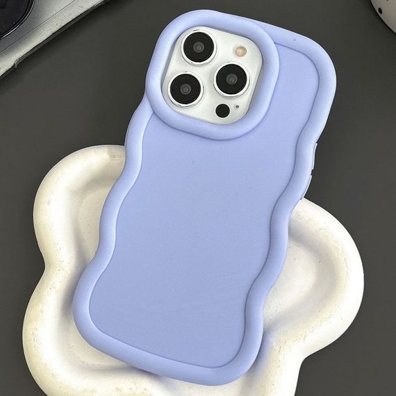 Чохол TPU Ripple для Apple iPhone 13 Pro (6.1") Lilac Blue | Зображення 1