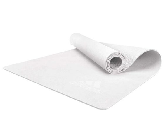 Килимок для йоги Adidas Premium Yoga Mat білий Уні 176 х 61 х 0,5 см ADYG-10300WH
