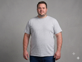 Футболка чоловіча трикотажна сірий меланж однотонна з необробленими краями, літня кофта кулір батал 66