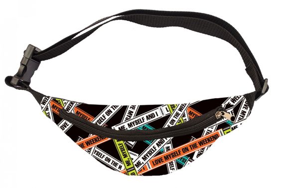 Сумка поясная бананка 4Profi Мини с принтом "(мод. 22013) оксф. 002" с одним отделением
