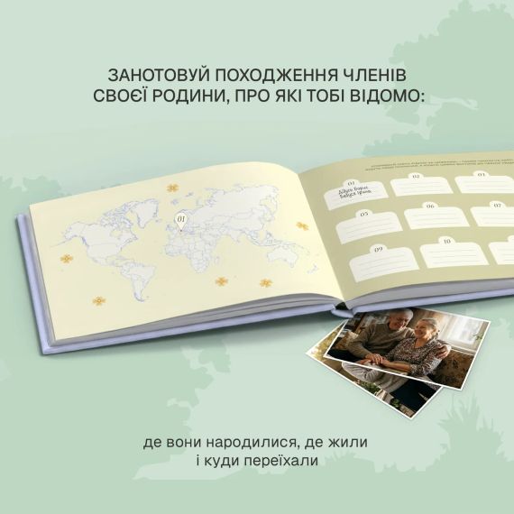 Фотоальбом «Книга нашого роду» блакитний | Зображення 6