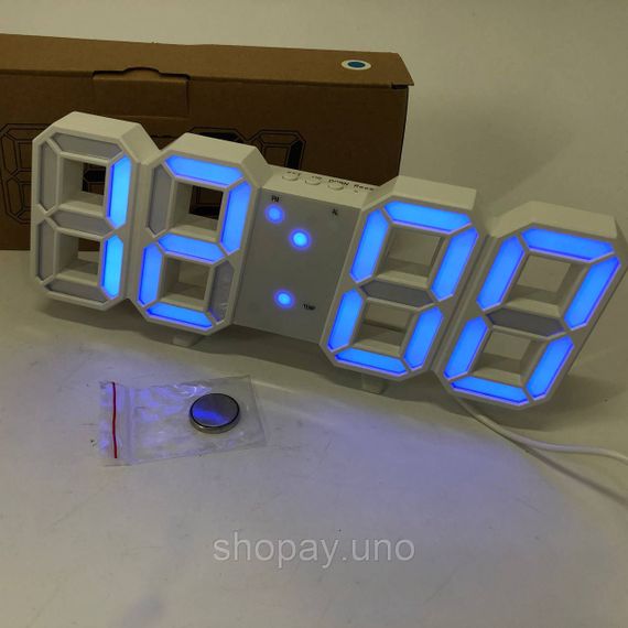 Настільний годинник з цифрами LY-1089, Настільний годинник з функцією підсвічування UM-46 | Зображення 2