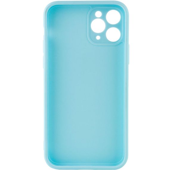 Силиконовый чехол Candy Full Camera для Apple iPhone 11 Pro Max (6.5") Бирюзовый / Turquoise | Зображення 1
