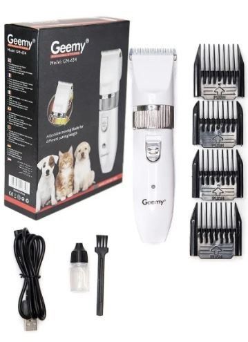 Машинка для стрижки животных GM 634 USB Машинка для грумминга аккумуляторная