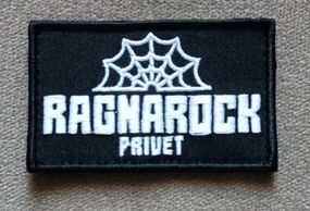Шеврон Ragnarock / белый