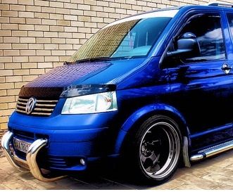 Кенгурятник ST006-04 ноздри (нерж) для Volkswagen T5 Transporter 2003-2010 гг | Зображення 2