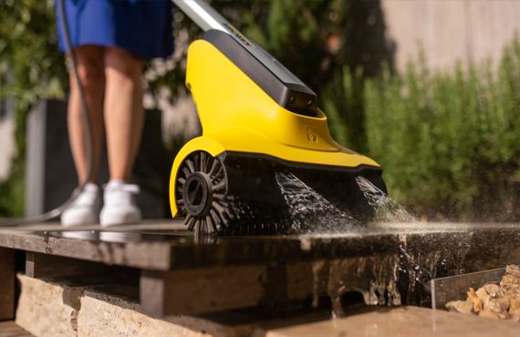 Апарат Karcher для чищення терас PCL 3-18, акумуляторний, 18В, 3,7 кг, без АКБ и ЗП (1.644-010.0) | Зображення 4