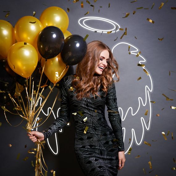 Неоновий світильник Крила Янгола та Німб 700х750 acr-n000027 | Зображення 2