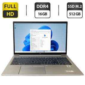 Ультрабук HP EliteBook 850 G7 / 15.6" (1920x1080) IPS / Intel Core i7-10610U (4 (8) ядра по 1.8 - 4.9 GHz) / 16 GB DDR4 / 512 GB SSD M.2 / Intel UHD Graphics / WebCam б/в