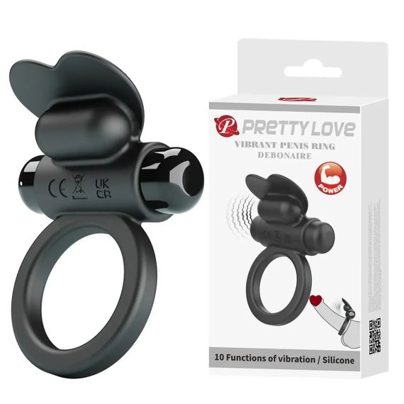 Ерекційне кільце з вібрацією Pretty Love Vibrant penis ring — DEBONAIRE, BI-210316 Sex Aura