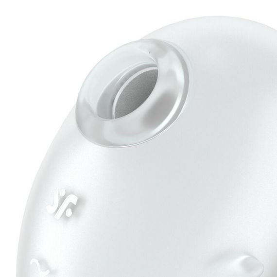 Вакуумний кліторальний стимулятор з вібрацією Satisfyer Cutie Ghost White | Зображення 3