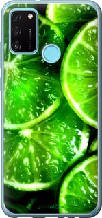 Чохол на Huawei Honor 9A Зелені часточки лимона "852u-1900-2448"