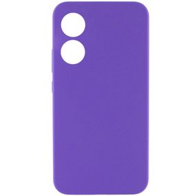 Чохол Silicone Cover Lakshmi Full Camera (AAA) для Oppo A58 4G Фіолетовий / Amethyst