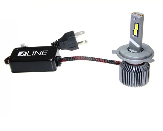 Комплект світлодіодних ламп QLine Ultra +200% 55W H4 6000K (2шт) 24V | Зображення 5