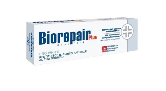 Професійна зубна паста Biorepair PLUS «PRO White», 75 ml | Зображення 1
