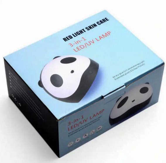 Лампа для нігтів X1 UV/LED RED LIGHT SKIN CARE 36 Вт 3в1 Панда для манікюру | Зображення 9