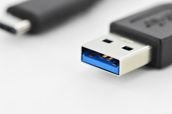 Кабель ASSMANN USB 3.0 (AM/Type-C) 1.0m, black (AK-300136-010-S) | Зображення 3