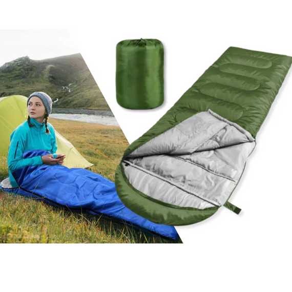 Спальний мішок широкий теплий до -15 °C, компактний легкий спальник має високий ступінь теплоізоляції | Зображення 5