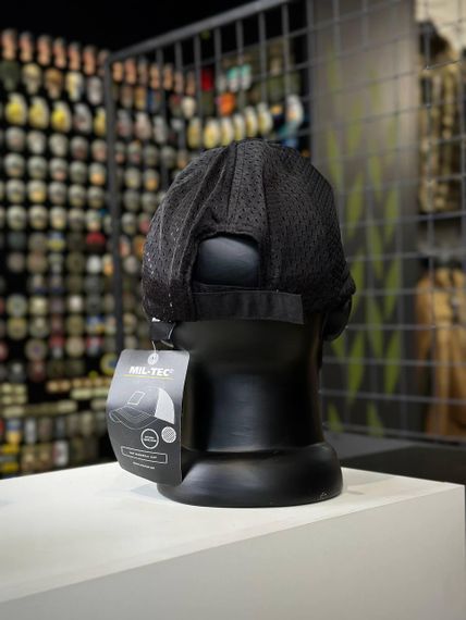 КЕПКА БЕЙСБОЛКА З СІТЧАСТОЮ ВСТАВКОЮ "MIL-TEC" Black | Зображення 1
