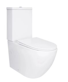 Унітаз підлоговий Qtap Jay Ultra Quiet з сидінням Slim Duroplast/ Soft-close/ Quick Release QT07222175TW