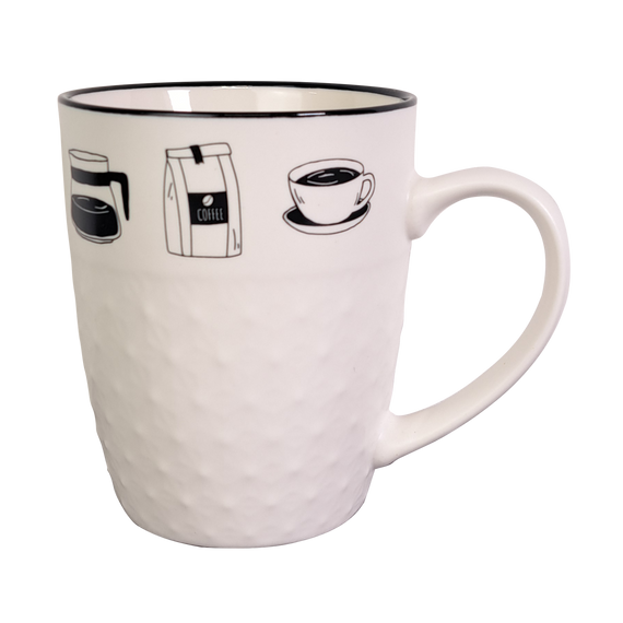 Чашка Чорно-білі напої VT-C-205380 Vittora, 380мл | Зображення 3