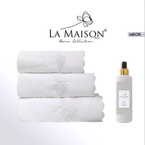 Подарочный набор полотенец La Maison, 3 шт. с ароматом Meor