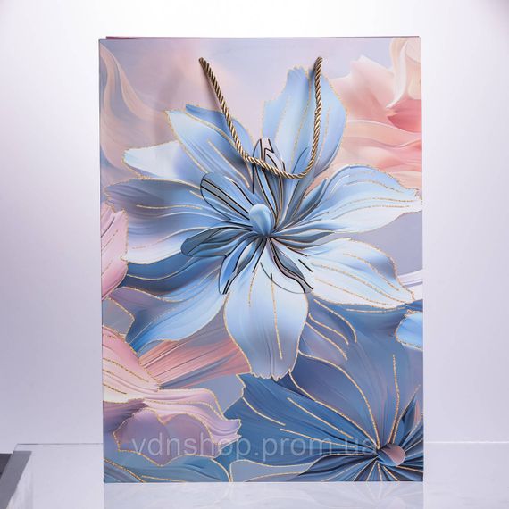 Набор подарочных пакетов из бумаги 12 (шт) картонные красивые пакеты для подарков 30×12×42 (см) HP-10359-10 | Зображення 7