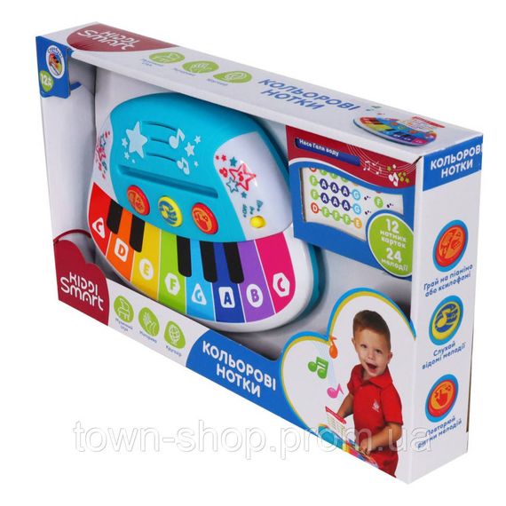 Детская музыкальная игрушка "Цветные ноты" KIDDI SMART 4514T-KS