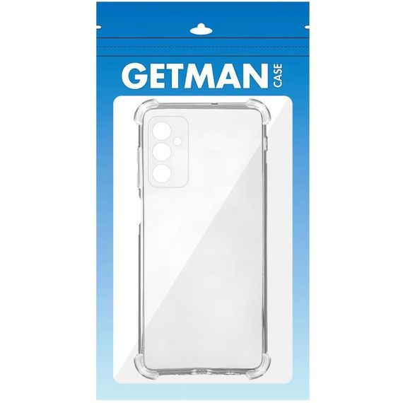 TPU чехол GETMAN Ease logo усиленные углы Full Camera для Samsung Galaxy A37 5G Бесцветный (прозрачный) | Зображення 1