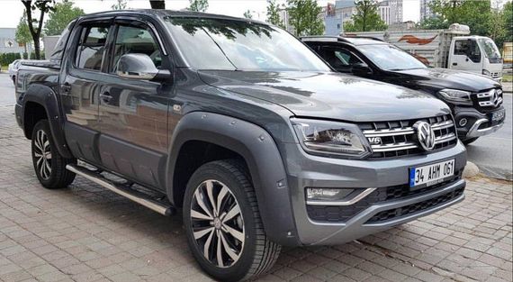 Расширители колесных арок (стекловолокно, под покраску) 19 см для Volkswagen Amarok 2010-2021 гг. | Зображення 2