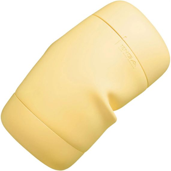 Мастурбатор TENGA PUFFY Custard Yellow, ультрам’який матеріал, багаторазовий, наскрізний Sex Aura | Зображення 4