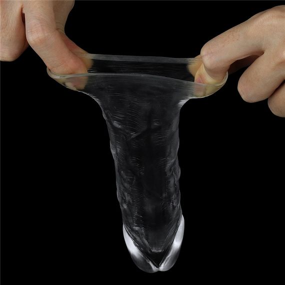 Насадка - Flawless Clear Penis Sleeve Add 1" Clear sexstyle | Зображення 2