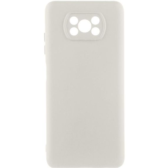 Чохол Silicone Cover Lakshmi Full Camera (AAA) для Xiaomi Poco X3 NFC / Poco X3 Pro Білий / White