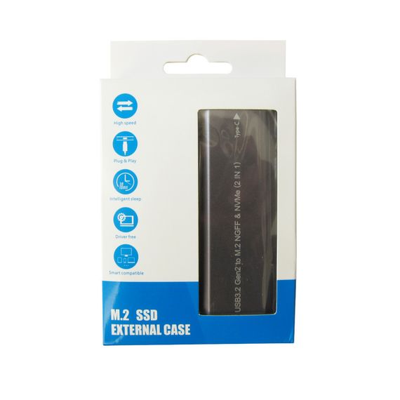 Карман внешний Dynamode M.2 SSD NVMe/SATA combo USB3.2 GEN2 USB-C (DM-CAD-SSD05) | Зображення 8