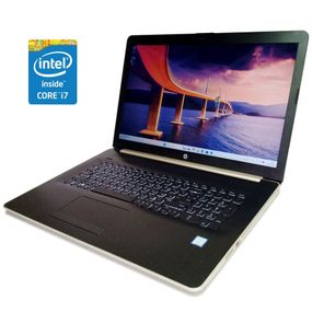 Ноутбук Б-класс HP Pavilion 17 by0063cl / 17.3" (1600x900) TN Touch / Intel Core i7-8550U (4 (8) ядра по 1.8 - 4.0 GHz) / 16 GB DDR4 / 256 GB SSD NVMe / Intel UHD Graphics 620 / WebCam б/у