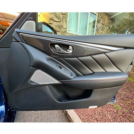Карбоновые вставки в салон (для Q50) для Infiniti Q50/Q60 2013-2024 гг | Зображення 5