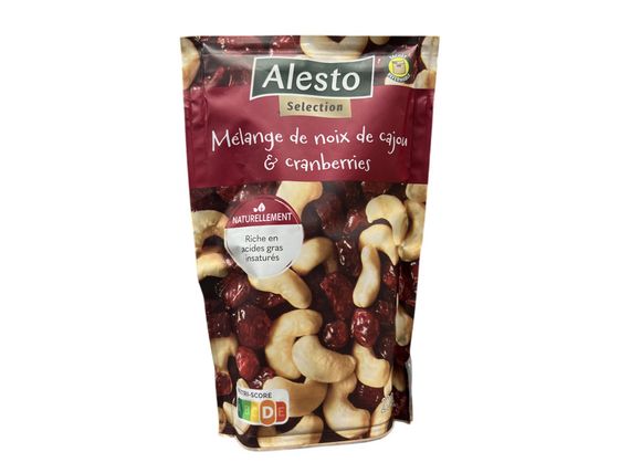 Суміш горіхів кеш'ю і журавлини Alesto Cashew-Cranberry Mix, (200 г) Німеччина