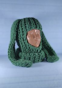 Балаклава колір 532 плюшева з вушками зайчика