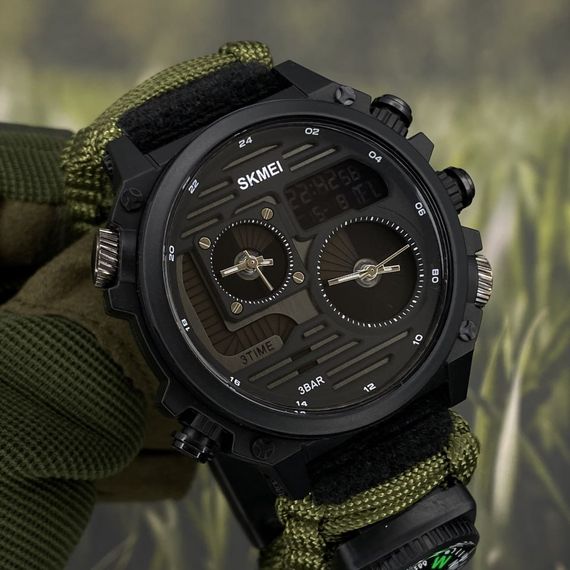 Електронний годинник Skmei 2202NAG Army Green | Зображення 8