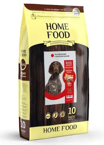 Home Food Гіпоалергенний беззерновий сухий корм для собак середніх та крупних порід 10 кг