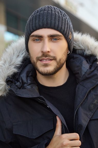 Мужская шапка «Тарантино» графит